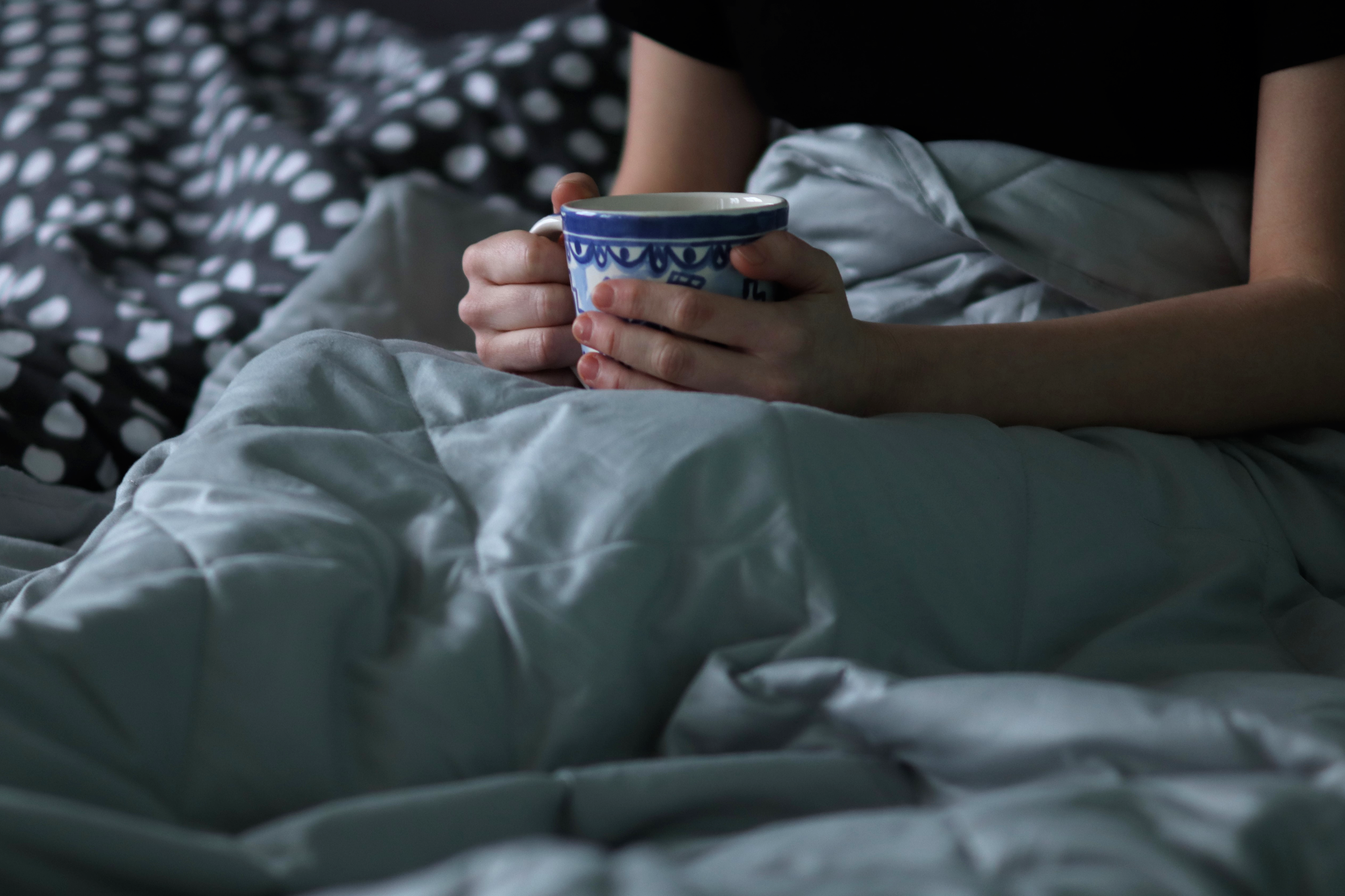 hypnia verzwaringsdeken in ochtend